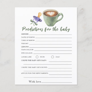 Kaffeebabyparty - Vorhersagen und Ratschläge fürs 