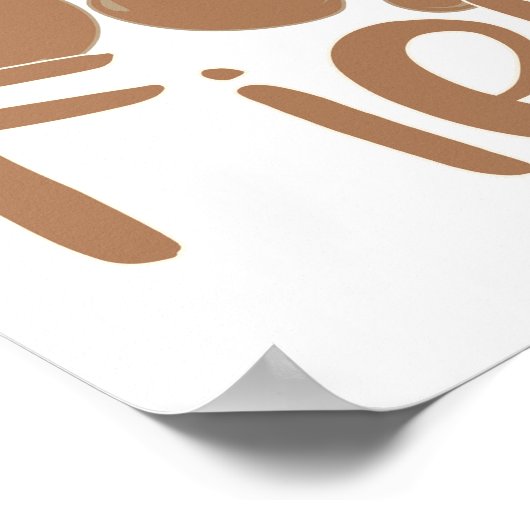 Kaffeebar Funny Beverage Slogan Kunst Poster (Ecke)