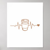 Kaffeebasis, für Kaffeeliebhaber Poster (Vorne)