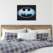 Kaffeebasis Symbol - Blau Leinwanddruck (Insitu (Schlafzimmer))