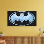 Kaffeebasis Symbol - Blau Leinwanddruck (Insitu (Wohnzimmer))