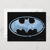 Kaffeebasis Symbol - Blau Postkarte (Vorne/Hinten)