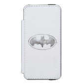 Kaffeebasis Symbol - Grau Incipio iPhone Geldbeutel-Hülle (Folio Vorderseite)