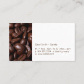 Kaffeebaum | Barista Cafe Visitenkarte (Rückseite)