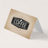 Kaffeebaum | Barista Visitenkarten (Vorderseite)