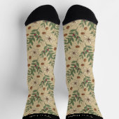 Kaffeebaum-Mustersocken Socken (Oben)