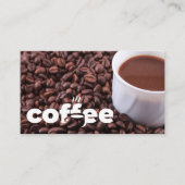 Kaffeebaum | Pocken und Bohnen Visitenkarte (Vorderseite)