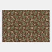 Kaffeebaummuster Geschenkpapier Set (Vorderseite 3)