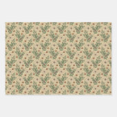 Kaffeebaummuster Geschenkpapier Set (Vorderseite 2)