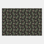 Kaffeebaummuster Geschenkpapier Set (Vorderseite)