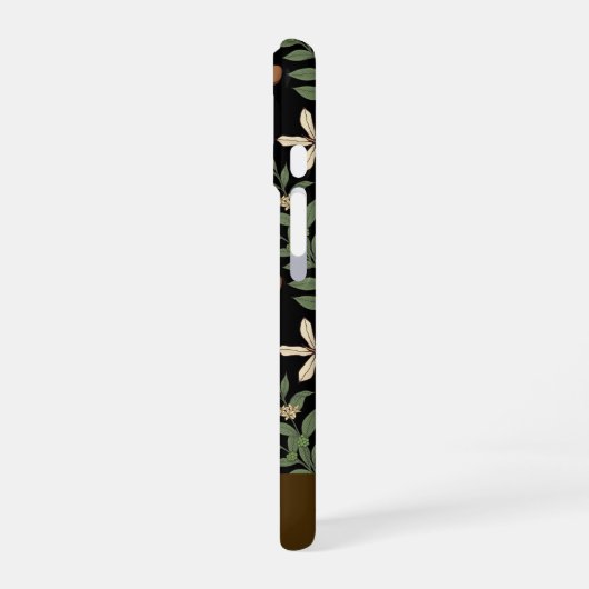 Kaffeebaummuster iPhone 16 Hülle (Linke Seite)