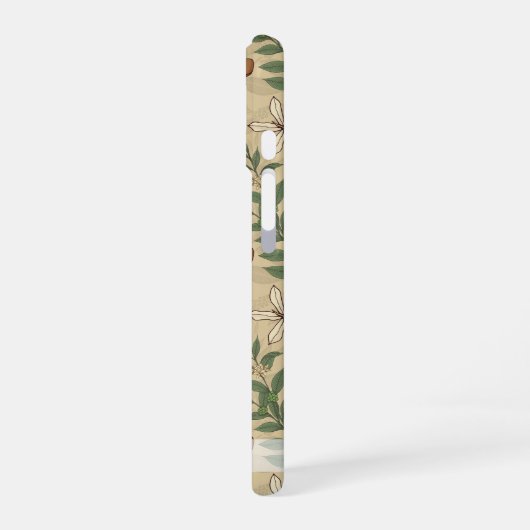 Kaffeebaummuster iPhone 16 Hülle (Linke Seite)