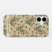 Kaffeebaummuster iPhone 16 Hülle (Rückseite (Horizontal))