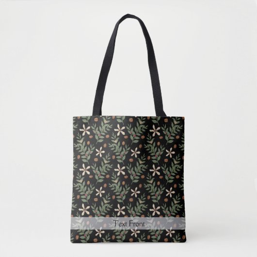 Kaffeebaummuster Tasche (Vorderseite)