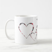 Kaffeebecher beste Mutter Herzbecher Kaffeetasse (Links)
