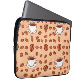 Kaffeebecher Cozy Muster Laptopschutzhülle (Vorne Rechts)