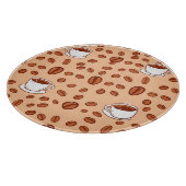 Kaffeebecher Cozy Muster Schneidebrett (Ecke)