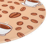 Kaffeebecher Cozy Muster Schneidebrett (Ecke)