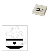 Kaffeebecher Gummistempel (Stempel)