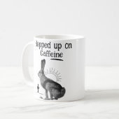 Kaffeebecher 'Hopped Up on Caffeine' Kaffeetasse (Vorderseite Links)