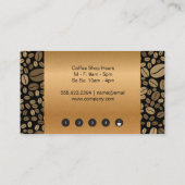 Kaffeebecher | Kaffeebohnen Treuekarte (Rückseite)