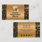 Kaffeebecher | Kaffeebohnen Treuekarte (Vorne/Hinten)