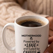 Kaffeebecher 'Kaffeegetriebenes Mütterleben' Kaffeetasse