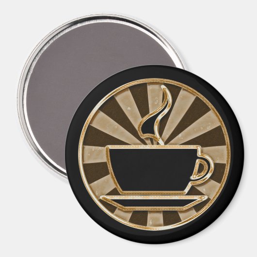 Kaffeebecher Magnet (Vorderseite/Rückseite)