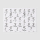 Kaffeebecher mit Geblüht Dampf Seidenpapier (Vorderseite)