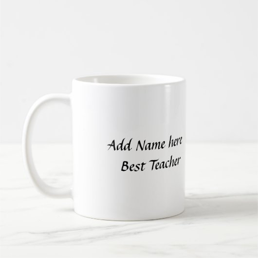 Kaffeebecher oder Teetasse mit Apfel-Design (Links)