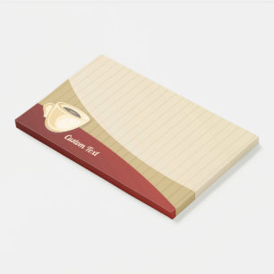 Kaffeebecher Post-it Klebezettel