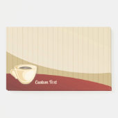 Kaffeebecher Post-it Klebezettel (Vorderseite)