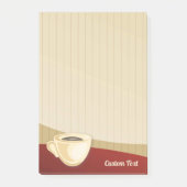 Kaffeebecher Post-it Klebezettel (Vorderseite)