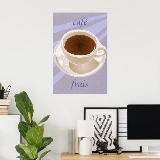 Kaffeebecher Poster (Heimbüro)