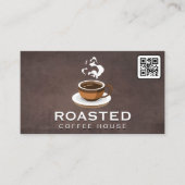 Kaffeebecher | QR-Code Visitenkarte (Vorderseite)