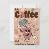 Kaffeebecher RSVP Karte (Vorderseite)