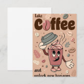 Kaffeebecher RSVP Karte (Vorne/Hinten)
