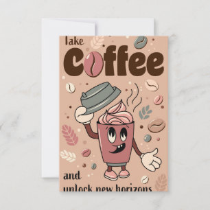 Kaffeebecher RSVP Karte