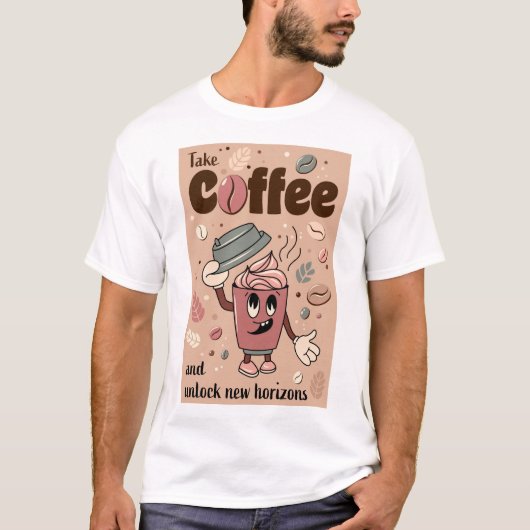 Kaffeebecher T-Shirt (Vorderseite)