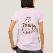 Kaffeebecher Vor Dem Gespräch T-Shirt (Rückseite)