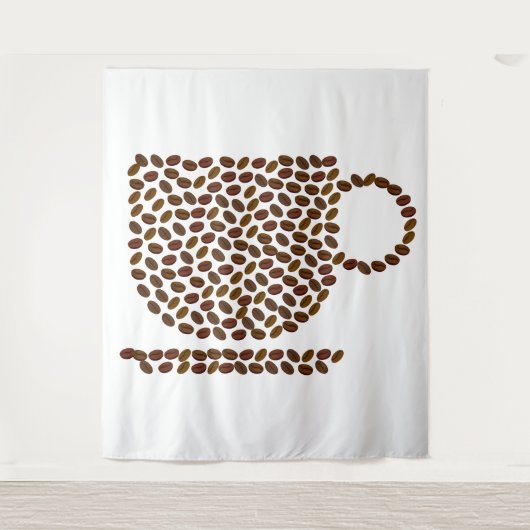 Kaffeebecher Wandteppich (Vorderseite)