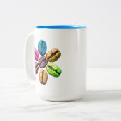 Kaffeebecher Zweifarbige Tasse (Vorderseite Links)