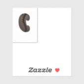 Kaffeebeeraufkleber Aufkleber (Blatt)