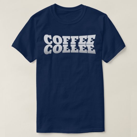Kaffeebeschicht T-Shirt (Design vorne)