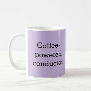 Kaffeebetriebener Dirigent Musiker Kaffeetasse