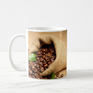Kaffeebeutel-Aufkleber – Rustikaler Kaffeeliebhabe Kaffeetasse
