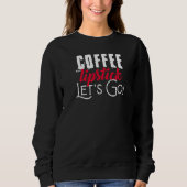 Kaffeeblatte Sweatshirt (Vorderseite)
