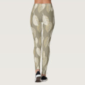 Kaffeeblätter Leggings (Rückseite)