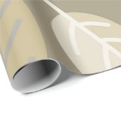 Kaffeeblätter Verpackungspapier Geschenkpapier (Rolleneckpunkt)