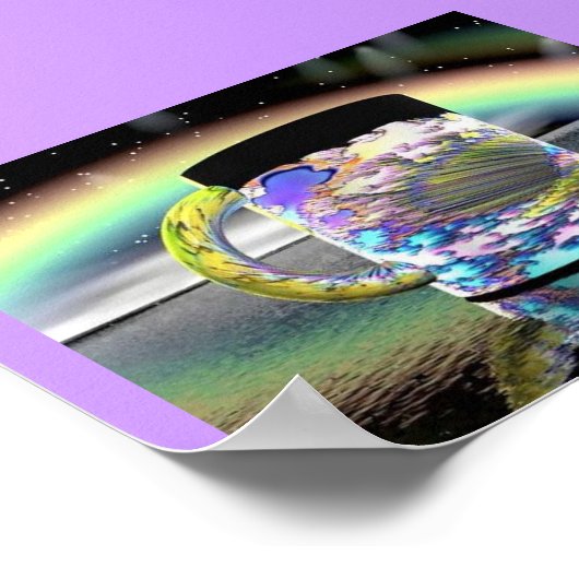 Kaffeeboden Poster (Ecke)